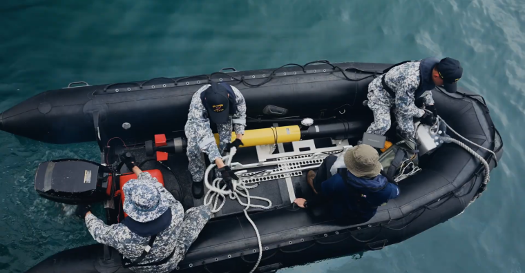 Illustration de l'article Les drones sous-marins de la morbihannaise RTsys déployés par la marine de Singapour