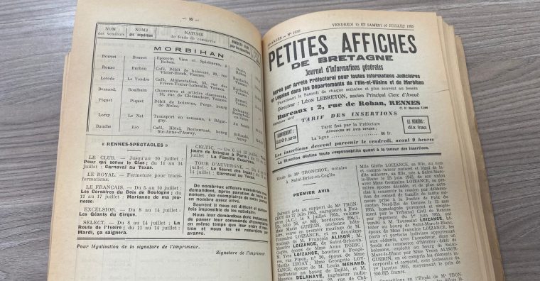 La une du numéro du numéro du 15 et 16 juillet 1955