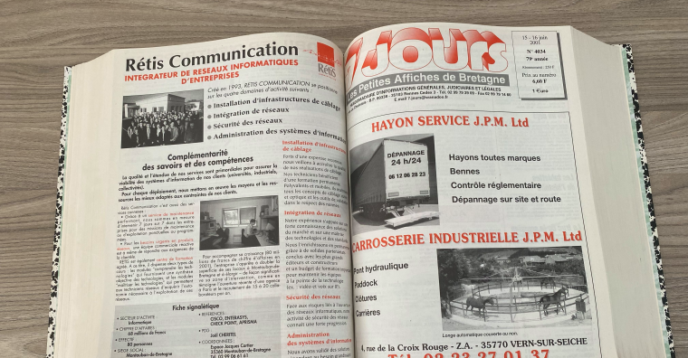 Illustration de l'article SÉRIE. Archives : ça s’est passé chez 7Jours durant l’été 2001