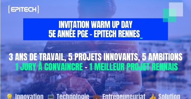 Illustration de l'article Epitech Rennes : cinq projets étudiants en compétition lors du Warm Up Day