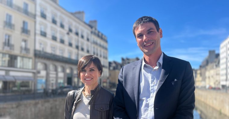 Claudine Hurman, directrice régionale de la Banque de France et Florent Saint-Cast, responsable des affaires économiques régionales