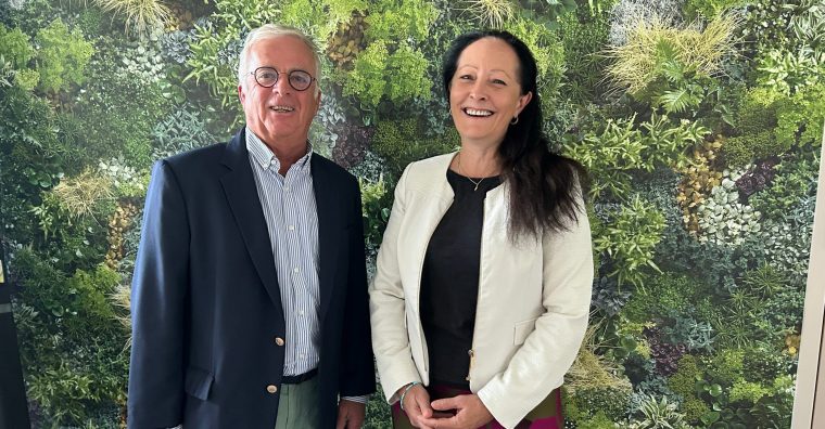 Patrick Bousseau et Isabelle Giraud, respectivement président et directrice générale de Mutualia Grand Ouest.
