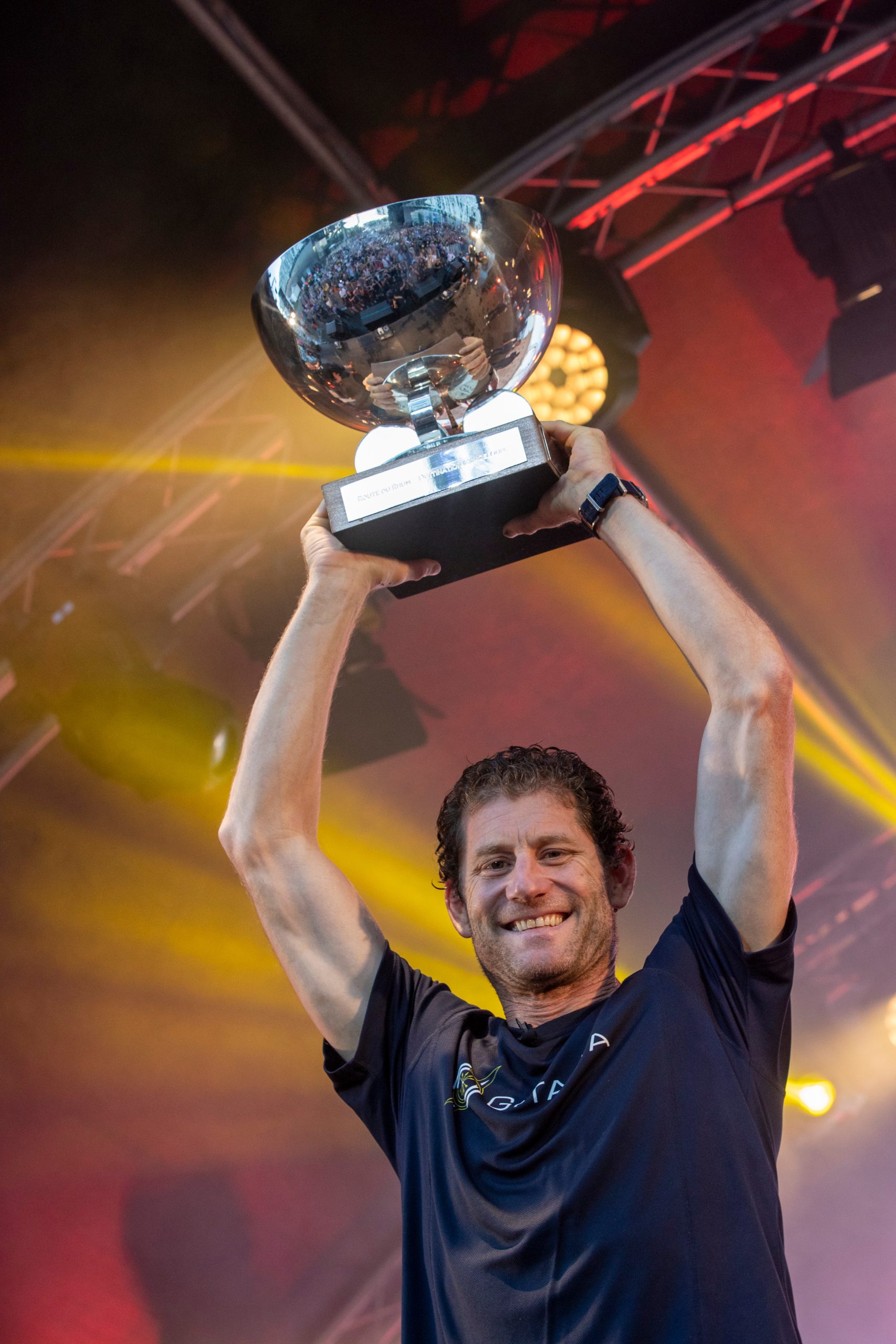 Charles Caudrelier, dernier vainqueur de la Route du Rhum dans un temps record